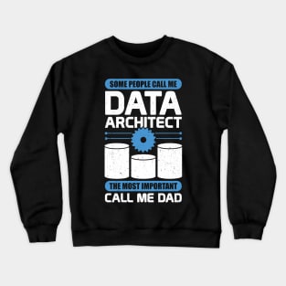 Data Architecture Database Architect Dad Gift Crewneck Sweatshirt